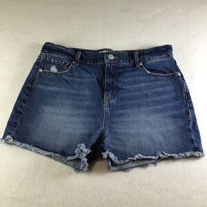 LOFT Dark Blue Jean Shorts